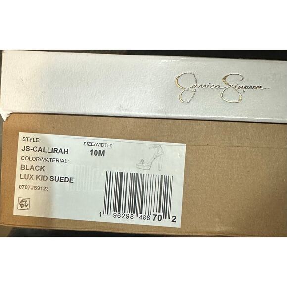 Jessica Simpson Callirah Ankle Strap Platform Sandal Size 10M - Picture 5 of 5